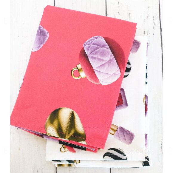 Sephora Holiday Capsule Collection Tea Towel Set New 2 Piece Beauty Insider 2023 - Picture 1 of 8